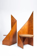 Herv&eacute; Baley's large chairs back and side views