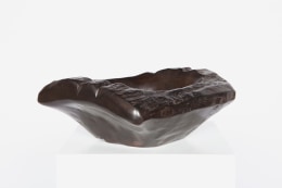 Alexandre Noll's Ebony bowl, diagonal view