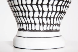 Roger Capron's ceramic vase detail of base