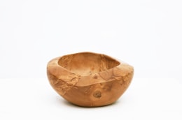 Alexandre Noll's wooden bowl, straight view from above