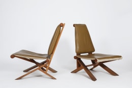 image of Pair of S46 chairs by Pierre Chapo