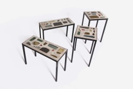 Jacques Avoinet's Set of 4 coffee tables view of all