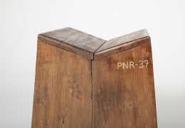 Pierre Jeanneret's stool, close up on the side