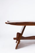 Michel Chauvet's &quot;Poisson&quot; sculptural desk detailed view of the left side