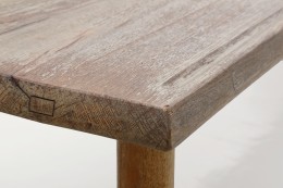 Charlotte Perriand's &quot;Table a gorge&quot; dining table, detailed view of table top