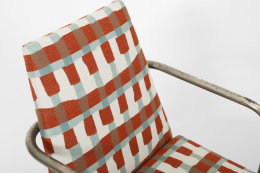 Modernist Chair, c.1930_upholstery detailed view front of chair