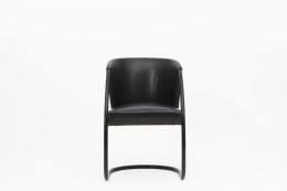 Jacques Adnet chair front view