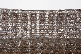 Forrest Myers' &quot;Untitled&quot; wire couch, detailed view of wire