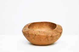 Alexandre Noll's wooden bowl, straight view from above