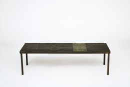 Pierre L&egrave;be's coffee table, full straight view from above