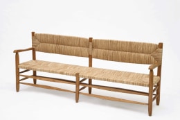 Charlotte Perriand's bench, diagonal view