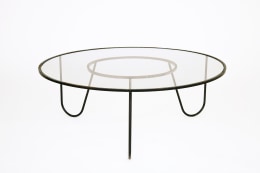Mathieu Mategot's &quot;Bellevue&quot; table, full view from above