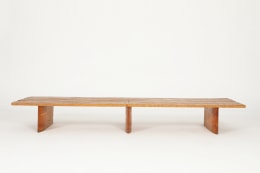 Image of French 1950 Low bench, c.1950