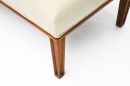 Jacques Adnet daybed leg detail