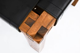 Pierre Chapo's Set of eight &quot;S11E&quot; chairs detail of leg joinery