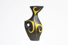 Gilbert Valentin / Les Archanges' ceramic vase, front view