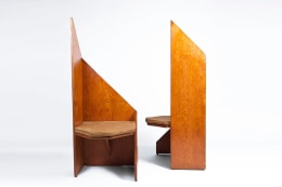Herv&eacute; Baley's large chairs front and side view