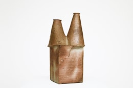 Yves Mohy's ceramic vase, full side view