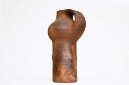 La Borne's ceramic pitcher, full back view
