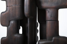 Close up view of sculpture.&nbsp;