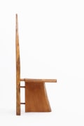 Dominique Zimbacca's tripod chair, full side view