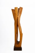 Paul de Ghellinck's wooden sculpture straight view three
