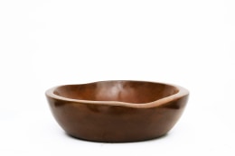 Alexandre Noll's wooden bowl, side view
