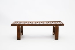 Jacques Adnet coffee table/bench