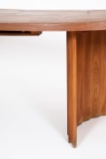 Pierre Chapo's &quot;TGV&quot; dining table, detailed view of leg and table top