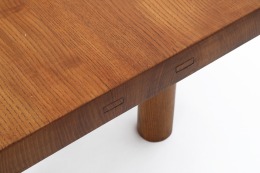 Charlotte Perriand's Coffee table, &quot; Equipement de la maison et B.C.B.&quot; edition, detailed view of top and side