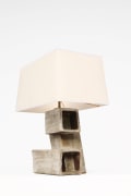 Marius Bessone ceramic table lamp side view