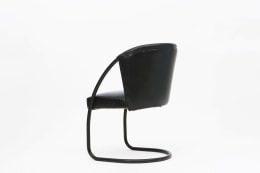 Jacques Adnet chair back view