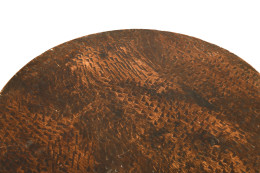 Charles Dudouyt's pedestal table, detailed view of table top texture