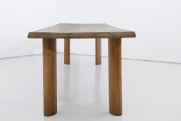 Charlotte Perriand's &quot;Table a gorge&quot; dining table, full view from one end of the table