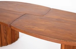 Pierre Chapo's &quot;TGV&quot; dining table, detailed view of table top