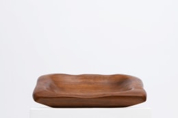 Alexandre Noll's mahogany bowl, full view from top