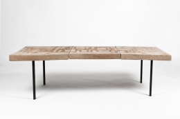Andr&eacute; Borderie ceramic coffee table straight view