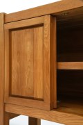 Pierre Chapo's &quot;R16&quot; sideboard detail of door and shelf