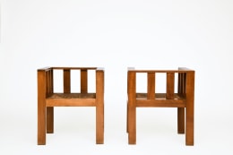 Attributed to Francis Jourdain's pair of chairs, full front views