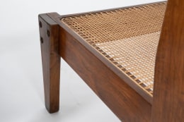 Image of Pierre Jeanneret, Pair of low chairs, c.1955-56 - details view