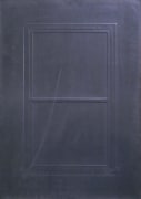 Eric Orr Lead Window, 1979 Embossed lead relief on wood backing, ed. 25