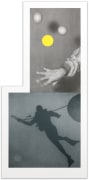 John Baldessari Juggler's Hand (with Diver), 1988 Lithograph, silkscreen