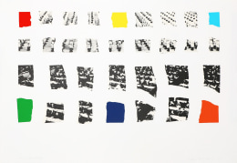John Baldessari Two Assemblages (with R, O, Y, G, V, Opaque), 2003 Lithograph, silkscreen