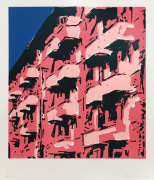 Roger Herman Untitled (Building), 2001 Lithograph, woodcut