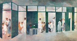 BERNARD PERLIN, ​​​​​​​Hospital Corridor, 1961