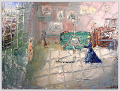 JOHN BRADFORD ​​​​​​​Berthe Morisot in Her Studio, 2021