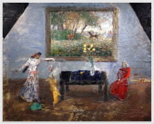 JOHN BRADFORD ​​​​​​​George Stubbs's Studio with the Artist's Mother and Daughter, 2021