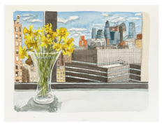 PATTY HORING Daffodils with New School &amp; Hudson Yards, 2021