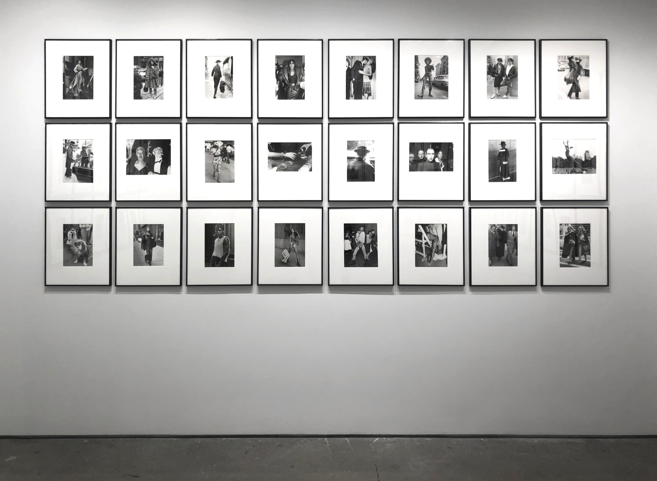 Bill Cunningham street photography 1970s and 1980s | Frieze London 2021 Bruce Silverstein Gallery