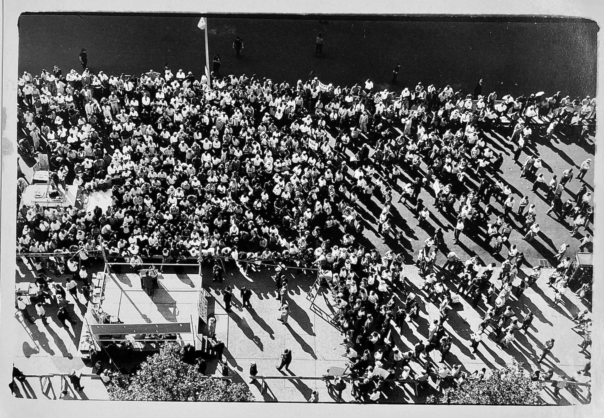 Adger Cowans ; Malcolm X Speaks, 1963 ; Bruce Silverstein Gallery